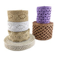 3 Inch Large Gauge Mesh Overlock Braided Sandal Accessories Casual Beach Shoes Webbing