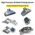 High Precision SLM 3D Printing Metal Components Brass Nickel Alloy Industrial Prototype Service