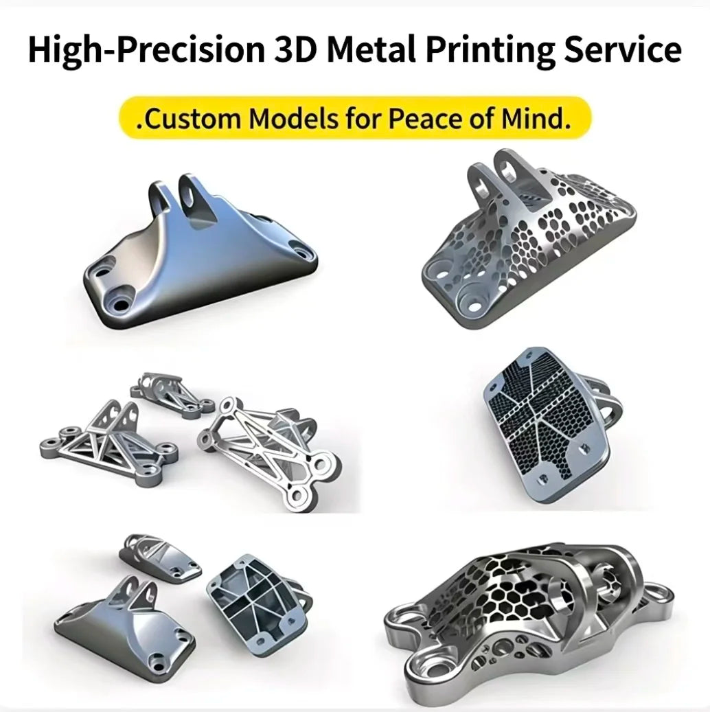 High Precision SLM 3D Printing Metal Components Brass Nickel Alloy Industrial Prototype Service