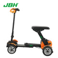 Scooter JBH FDB05 High Quality Four Wheel Medical Mobility Foldable Portable 24V 10AH 180W CE Certified Yellow