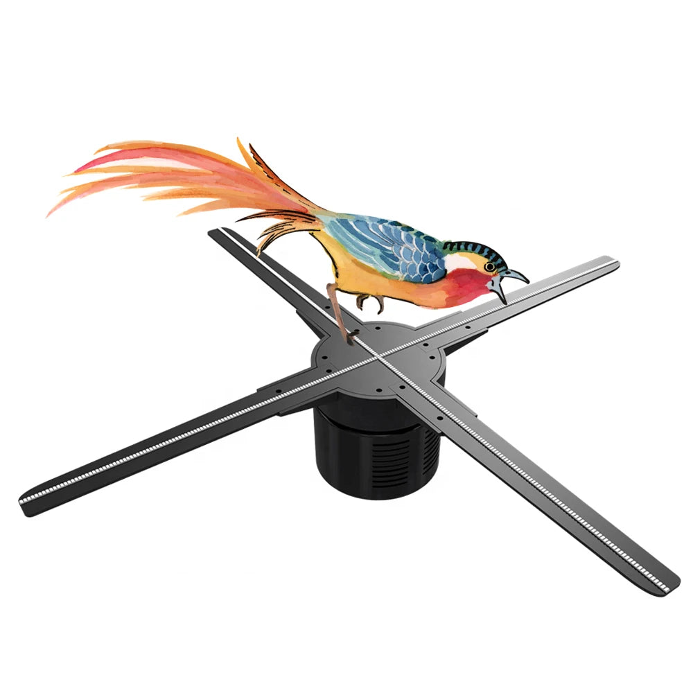 Android 3d Holographic Projector Display  3D Hologram Fan Advertising Digital Signage Inoor Outdoor Advertisement Displayer