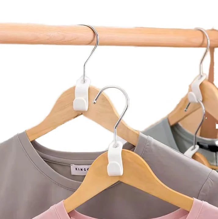 Wholesale Space-Saving Industrial Plastic Wardrobe Hook Customized Color Cascading Durable Clothes Hanger Connection Living Room