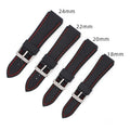 Wholesale Convex Mouth Plus Line Smart Strap for Samsung Watch5 and for Huawei GT3 Waterproof Breathable Silicone Rubber Straps