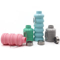 Oem Silicone Portable Special Made Travel Small Drinking  Folding Bottle Collapsible Water Bottle