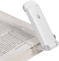 Portable LED USB Rechargeable Folding Mini Book Reading Light Brightness Adjustable Clip on Book Light Portable Bookmark Light