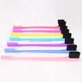 Wholesale Nylon Edge Control Brush with Custom Logo Multi Color Smoothens Edges Opp Bag Packaging