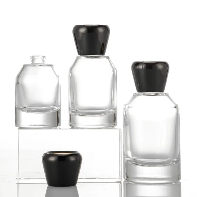 Factory Price 30ml 50ml 100ml Perfume Bottle Custom Logo Fine Mist Pump Crimp Perfume Glass Bottle