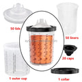 China Wholesale Automotive Plastic Products Paint pp Cup Disposable Spray Paint Gun Cup Set with Paint Cup
