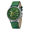 Business Fashion Luxury Waterproof Mens Quartz Watches 43mm Glass Pointer MIYOTA Movement Alloy Case Leather Band 3BAR Water