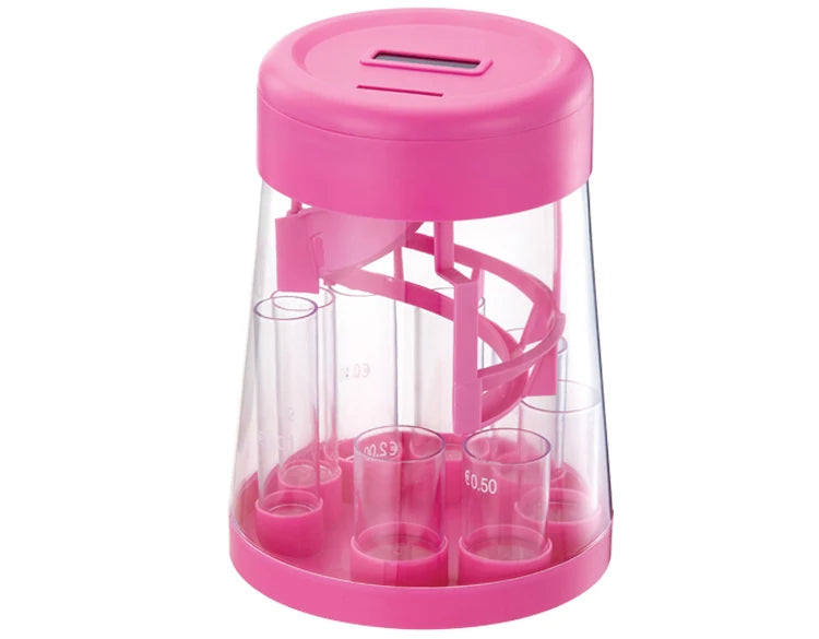 Professional Multi-Currency Manual Counter Clear Money Jar with Coin Sorter for Money Boxes