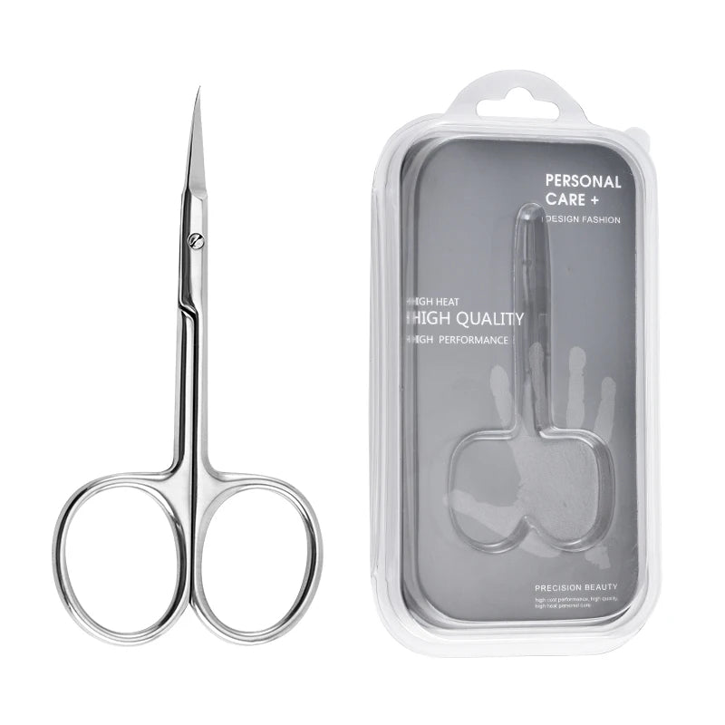 Wholesale Best Quality OEM Custom Design Curved Blade Stainless Steel Cuticle Manicure Nail Scissor