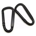 Wholesale Flat D-Ring Oem Engraved Custom logo Keychain Hook Karabiner Carabiner