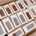 Volume Matte Black Brown Fluffy Cashmere Lash Extensions Velvet Mink Lash Trays Wholesale Eyelash Extension Lash Supplies