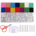 XIMAI Acrylic Alphabet Beads DIY Bracelet Material for Jewelry Making Kit