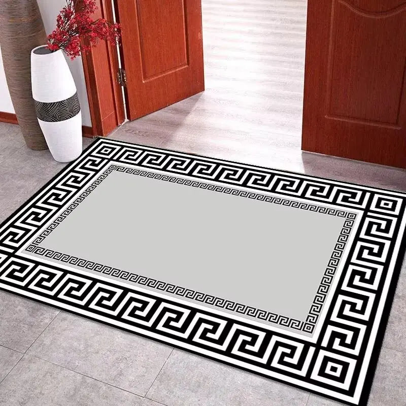 Best Selling Luxury Polyester Machine Made Home Doormat Modern Design Small-Sized Woven Carpet Rug Area Rugs & Sets