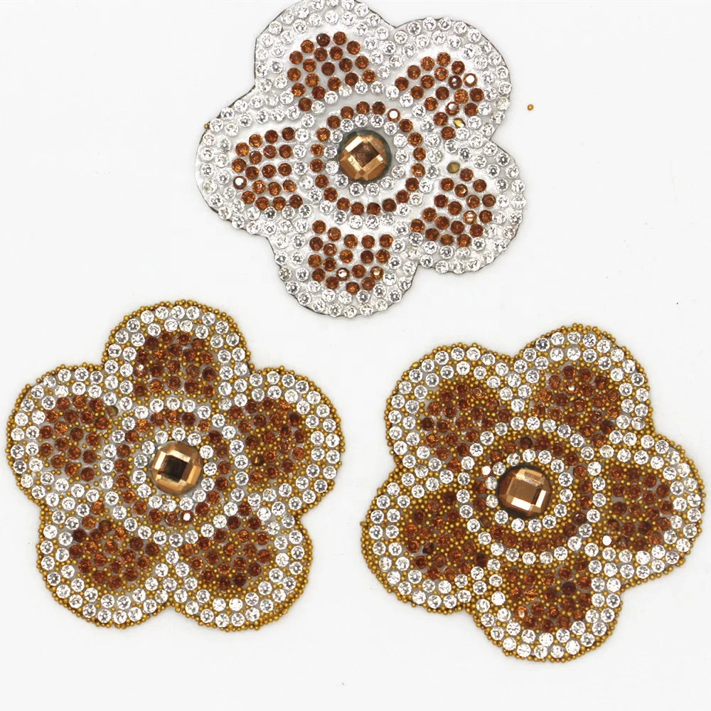 Wholesale DIY Customize Pattern Crystal Patches Rhinestone Applique Butterfly Patch for Garment Accessories