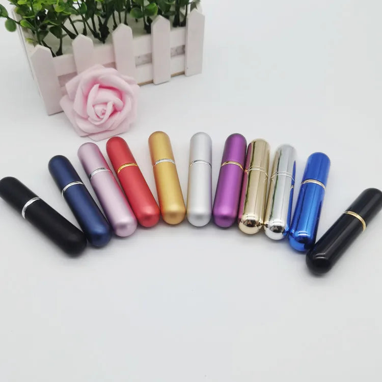 5ml Perfume Atomiser Refillable Empty Spray Bottle Scent Pump Case Portable Travel Accessories Aftershave Atomiser Empty Travel