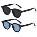 Fashionable Driving Round Pink Rivets Gradient Shade Eyewear Ladies UV400 Custom Logo Rivet Tortoiseshell Round Sunglasses