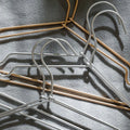 SHIMOYAMA Laundry Hanger /Children Gold Metal Clothes Shirts Hanger for Boutique With Notches