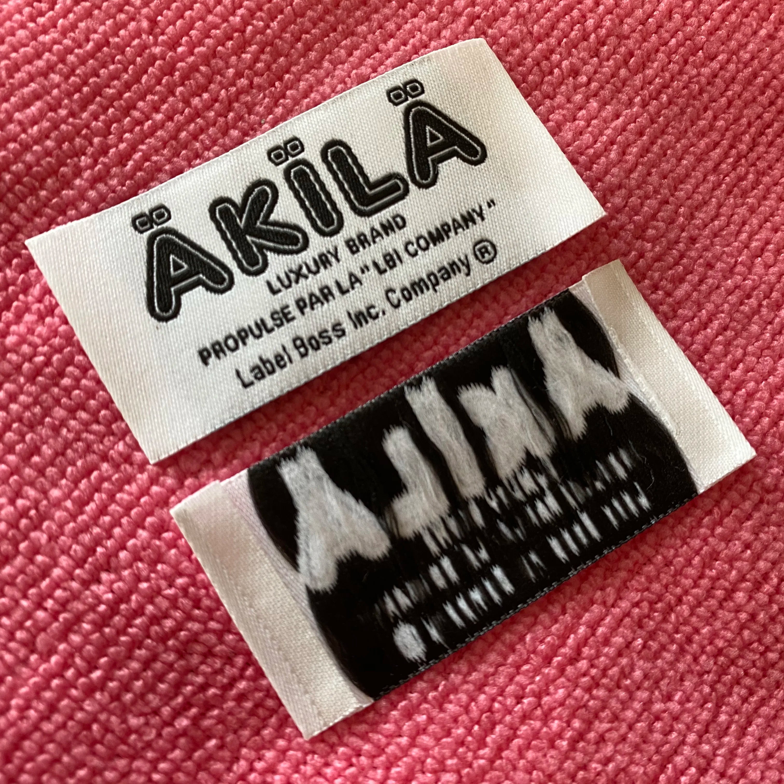 Popular Design Clothing Main Woven LabelHigh Definition Garment Cloth Care Label Wash Label
