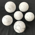 Wholesale natural crystal gemstone ball howlite sphere for decoration