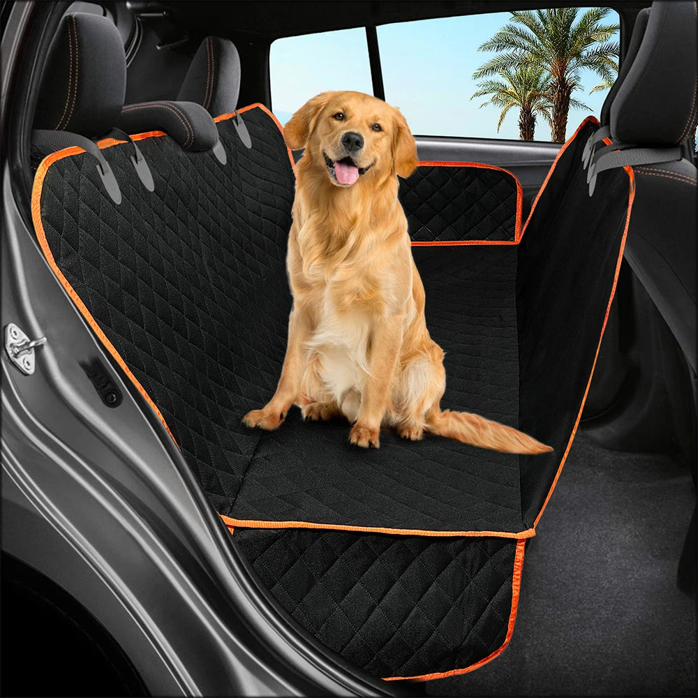 IVY Waterproof Anti-Slip Car Seat Covers for Dogs Cats Rabbits-Luxury/Classic Style Checkered Pattern Polyester Oxford Material