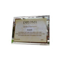 Authorized Certificate Honorary Certificate Graduation Photo A4 Crystal Glass Photo Frame 5 " 6 " 7 " 8 Inch Factory Custom