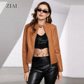 Women's Leather Jacket Warm Fashion Jacket