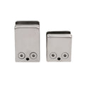 Fit Glass 10-12mm Balustrade Handrail Stainless Steel 304 Stair Railing Square Shape Glass Clamp Accessories