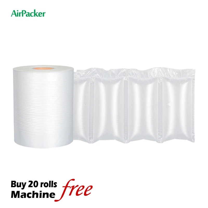 Eco Friendly Inflatable Protective Packaging Insert Roll air Cushion Bag Film Pillow Packing Material
