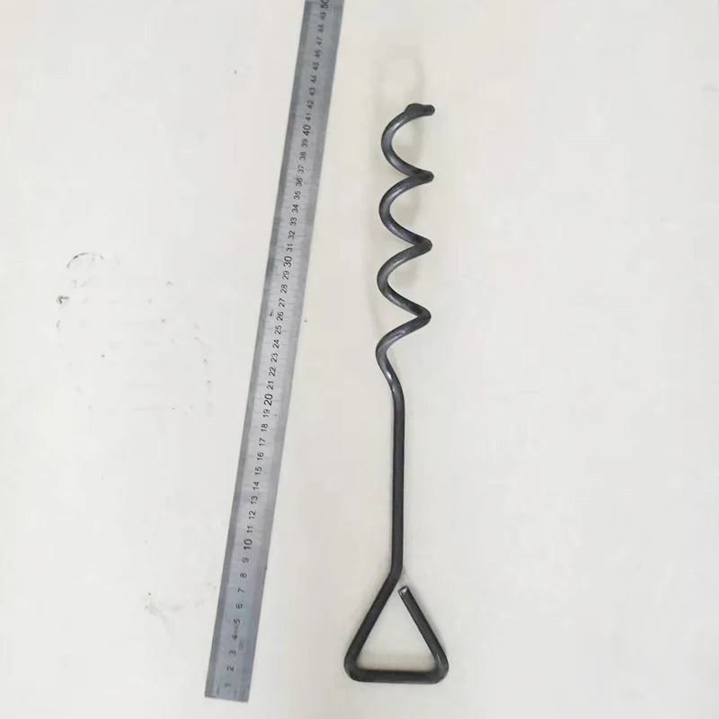 Tent Ground Anchors Powder Coating Easy to Install Trampoline Wind Stakes Tie Down Ground Anchor Kit