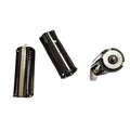 GLOBALTONE 703A 3xAAA Cylindrical Battery Holder Plastic & Metal Case for Flashlight Black/White UM-4 Battery Box
