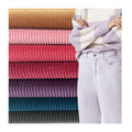 Factory Ready to Ship Oeko-tex Certified BCI 100% Cotton Solid Dyed 100% Pure Cotton 8W Corduroy Fabric for Coats Pants