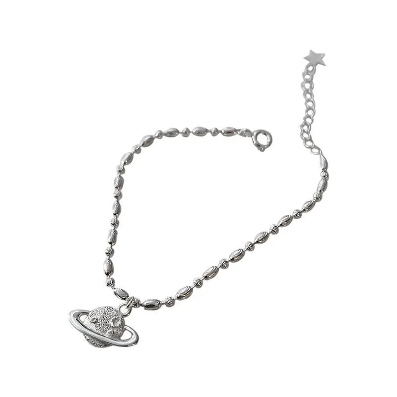 New Style Wholesale Abrazine Personality Women Vintage Jewelry 925 Sterling Silver Planet Bracelet