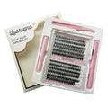 DIY Cluster Eyelash Extension Tray-10D 20D 30D 40D 56D 80D 100D Long Individual Lashes Faux Mink Lash Full Strip Eyelashes