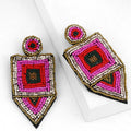 ASJEWELRY Oorbellen Voor Vrouwen Statement Big Beaded Earrings for Women Boho Geometric Drop Earrings 2312 Erst05