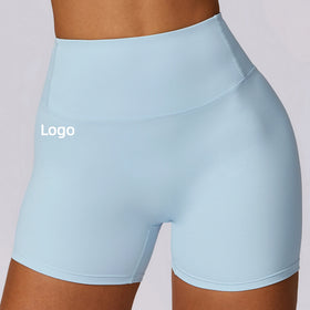 High Waist Print Yoga Shorts Sport Yoga Shorts Elastic Tight Activewear Shorts Push up Yoga Pants