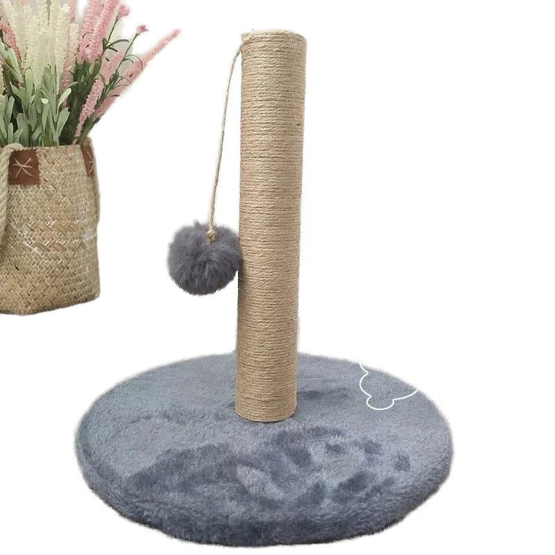 Cat Scratching Post Premium Basics Kitten cat Tower Tree Sisal Scratch Posts with Hanging Ball for Kittens or Smaller Cats