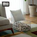 SHIMOYAMA 201 Stainless Steel Wire Basket for Kitchen & Bathroom Rectangle Shape with Handle for Clothing Use