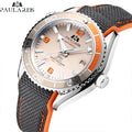 PAULAREIS Top Brand New 45mm Automatic Watch Winder Hardlex Glass Waterproof 30m Relogio Masculino Men's Mechanical Watch