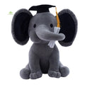 Greenmart Custom Designed Big-Eared Elephant Plush Graduation Gift Doctor Party Unique Stuffed Animal Toy Colorful Unisex