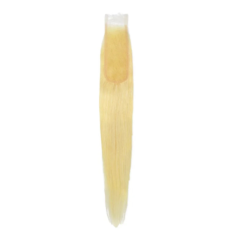 CLJhair Malaysian Human Hair 613 Blonde 2X6 Lace Closure Straight