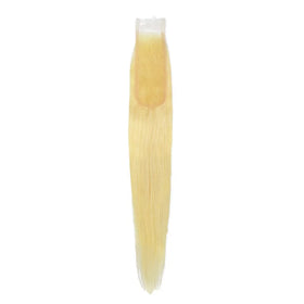 CLJhair Malaysian Human Hair 613 Blonde 2X6 Lace Closure Straight