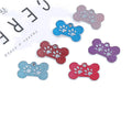 Kiyue Personalized Animal PET ID Tags Dogs Cats Front Backside Die Casting Laser Engraved Various Shapes Colors Sizes Metal