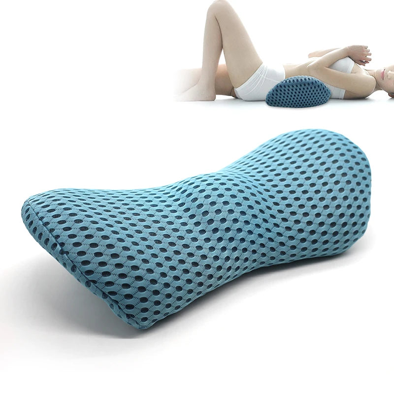 Memory Foam Lower Back Pain Relief Lumbar Support Cushion Pillows Correct Posture Back Rest Cushion