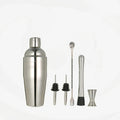 Factory Stainless Steel 6-Piece Cocktail Shaker Set Bartender Kit with 500ml Capacity Eco-Friendly