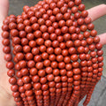 Wholesale Red Jasper Stone Beads 4-12mm Round Loose Polished Natural Red Jasper Beads for Bracelet Making