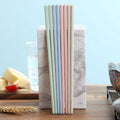 4-color Environmental protection Reusable Travel Straw Biodegradable Wheat Square Chopsticks Modern Minimalist Cutlery Back