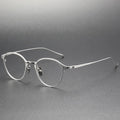 KJ-40 Fashion Glasses 2023 Clear Frames Solid Square Unisex Gold Bronze Temple Vintage