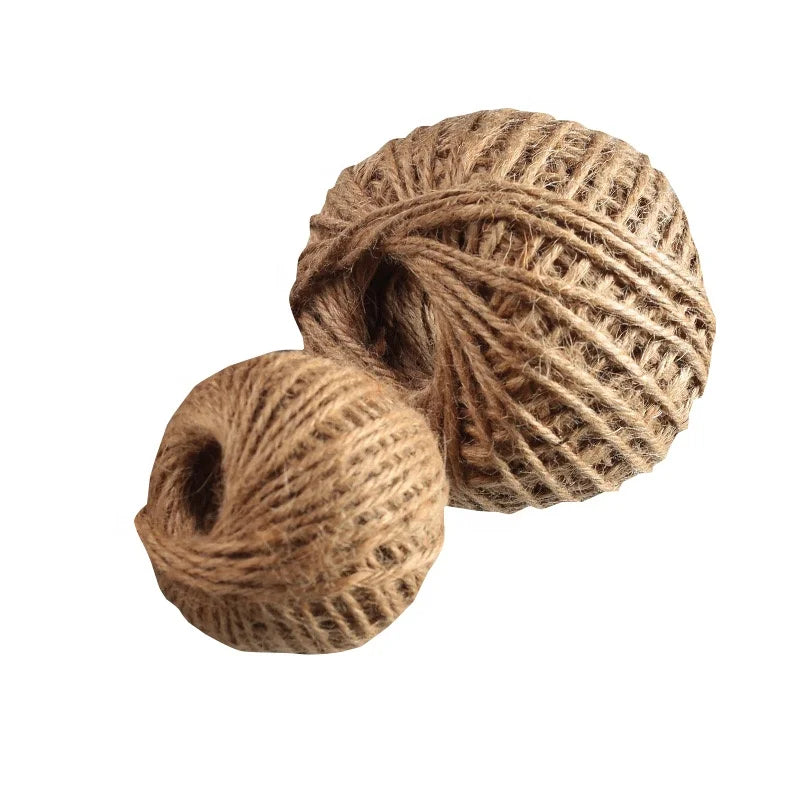 DIY 2MM 100% Natural Sasil Twine Twisted Manila String Hemp Rope Jute Twine for Packing